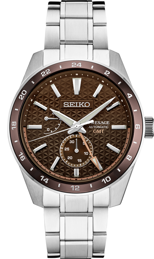 SPB225 SEIKO PRESAGE SHARP-EDGED SERIES GMT